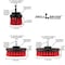 Drill Brush Power Scrubber By Useful Products 5 in W 5 in L Brush, Red R-S-542-QC-DB - alternate 6